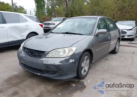 2005 Honda Civic Ex z USA, uszkodzony, nr VIN 2HGES26845H518836